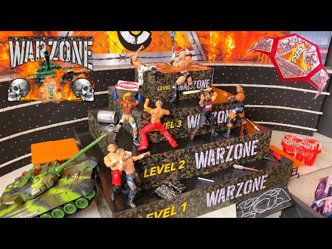 Warzone WWE Action Figure Match - Hardcore Championship