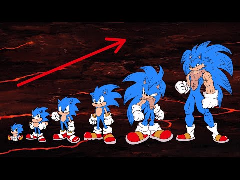Sonic Boom GROWING UP EVOLUTION  | Sonic @EasyLittleDrawings