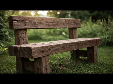 17 Rustic Garden Benches That Will Instantly Upgrade Your Backyard Charm! | DIY & Vintage Ideas