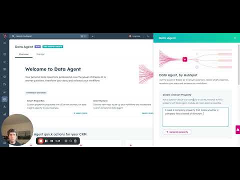 Creating Smart Properties with HubSpot's Data Agent for Better Targeting 📊