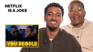 Sam Jay & Travis Bennett React to You People's Funniest Scenes | Netflix video