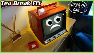 1970s Lovely Japanese Sanyo Red CRT Television - No Power - Trying to FIX