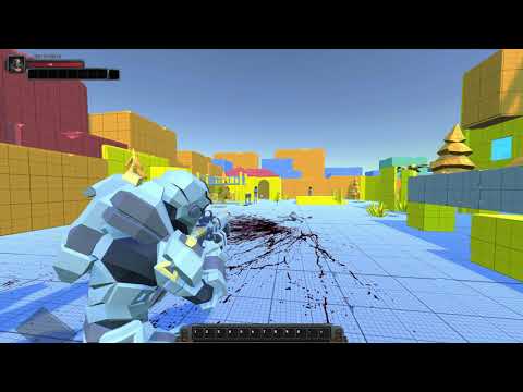 Unity 3d Space Game - Test - 005 - Third Person Shooting _Bloody