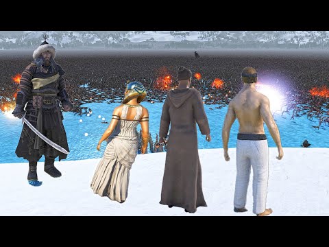 2,200,000 million Mongolian Soldiers vs 1650 Heroes !! NEW UNIT | Ultimate Epic Battle Simulator 2