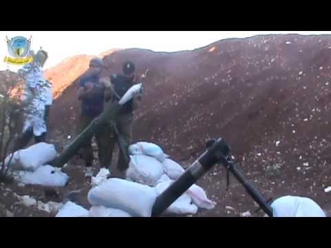 استهداف قوات النظام بقذائف الهاون على جبهة جبورين في ريف حمص من قبل لواء جعفر الصادق