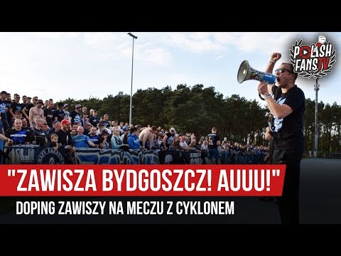 "ZAWISZA BYDGOSZCZ! AUUU!" - doping Zawiszy na meczu z Cyklonem (25.05.2019 r.)