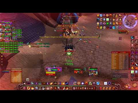 World Of Warcraft - Ascension Ruins of Ahn 'Qiraj - 25 Man Server first Ossirian kill [Dark Wolves]