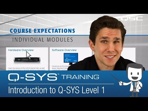 Q-SYS Training - Introduction to Level 1 Training (EN)