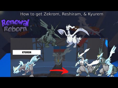 How to get Zekrom, Reshiram, & Kyurem in POKEMON BRICK BRONZE | Pokemon Brick Bronze Renewal Reborn
