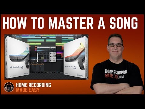 How To Master a Song - Presonus Studio One - Mastering Tutorial