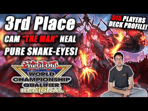 Yu-Gi-Oh! Regional 3rd Place: Pure Snake-Eyes Deck Profile [ft. Cameron Neal] Houston TX PHNI