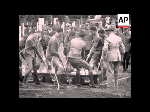 DUKE OF AOSTA BURIED - NO SOUND