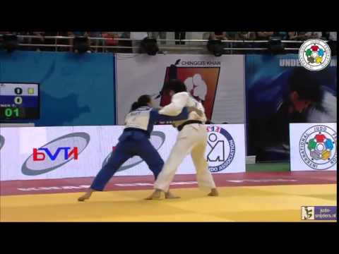 Judo 2014 Grand Prix Ulaanbaatar: Lien (TPE) - Zeltner (AUT) [-57kg] rep