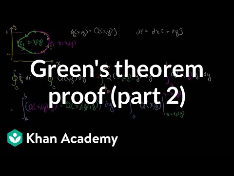 Green's Theorem Proof Part 2