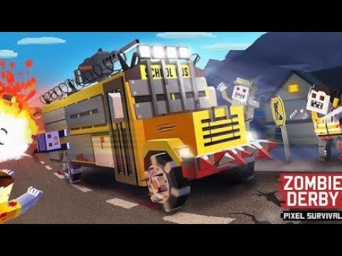 Zombie Derby Pixel Survival GamePlay Max Level Part 1