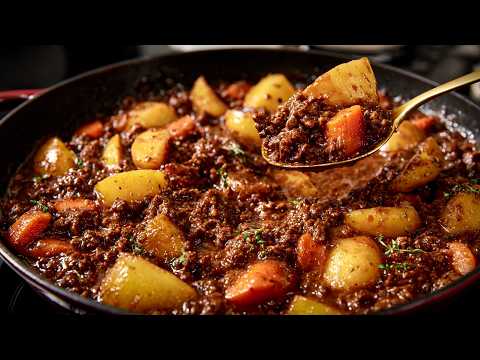 One-Pan Ground Beef and Potato Stew