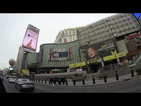Las Vegas Blvd drive from the Railroad crossing to the "State Flower" garden