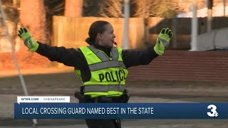 Chesapeake crossing guard among best in the state