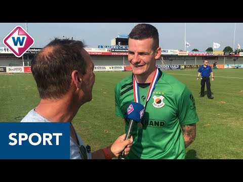 Feest bij Katwijk na kampioenschap: 'Ja, ik ben wel een feestbeest. Haha!'
