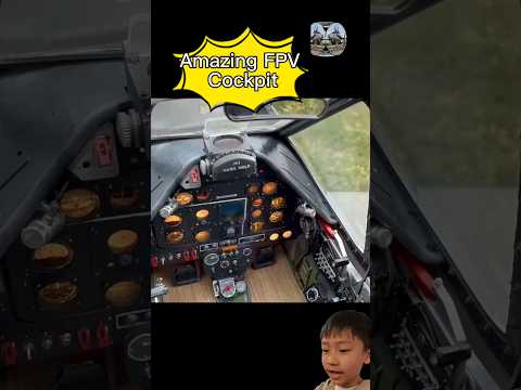 Scale rc warbird FPV cockpit, how much would pay for it? #rcmodel #rcplane #fpv #djio4 #fpvlife