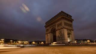 Arc de Triomphe in Paris | Free Stock Video - No Copyright | 4K