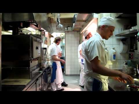 In the kitchen at Restaurant Frantzén