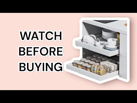 INCREASE YOUR KITCHEN ORGANIZATION - Adjustable Cabinet Pull Out Drawer - Honest Review