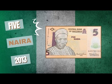 5 Naira Nigéria 2013 #banknotescollection