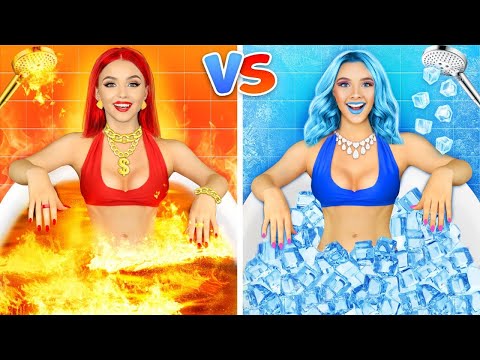 Sıcak VS Soğuk Kız Mücadelesi | RATATA’dan Alevli Kız VS Buz Gibi Soğuk Kızın Tuhaf Durumları