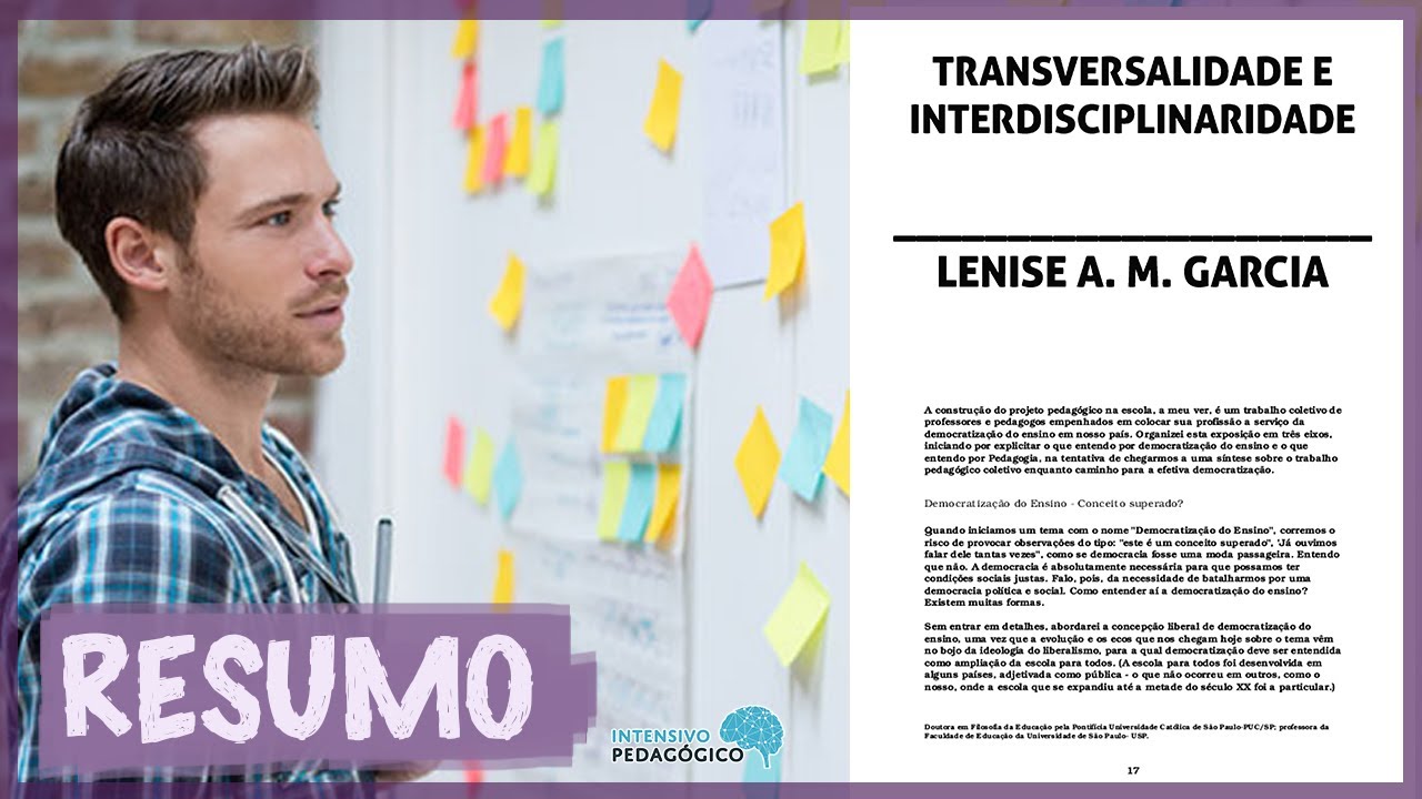 TRANSVERSALIDADE e INTERDISCIPLINARIDADE - Lenise Garcia - Resenha