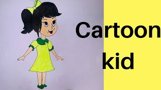 preview picture of video 'How to draw cartoon kid'