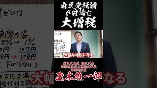 自民党税調が目論む大増税 #国民民主党 #玉木雄一郎 #食料品消費税ゼロ