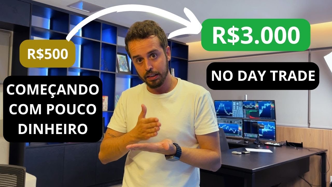 A arte de começar com pouco no day trade: aprenda com um profissional