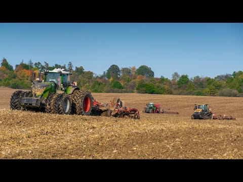 HORSCH AgroVation- CTF Příprava a setí- NEW Fendt 936 Vario S5 & 1050 Vario, Challenger, 3x Horsch