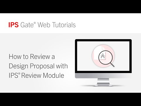 How to Review a Design Proposal with IPS® Review Module | IPS Gate® Tutorial #8