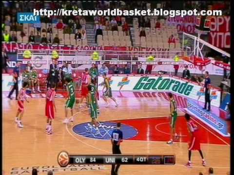 Euroleague 2010 - Week 7 : Olympiacos Piraeus - Unicaja Malaga 89-68 (10-12-09) highlights