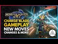 Monster Hunter Rise | New CHARGE BLADE Weapon Gameplay - New Moves, Changes & Silkbind Attacks