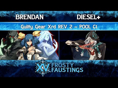 Frosty Faustings XV 2023 Pool C1 - Brendan (Dizzy) vs Diesel+ (Raven) - Guilty Gear Xrd REV 2