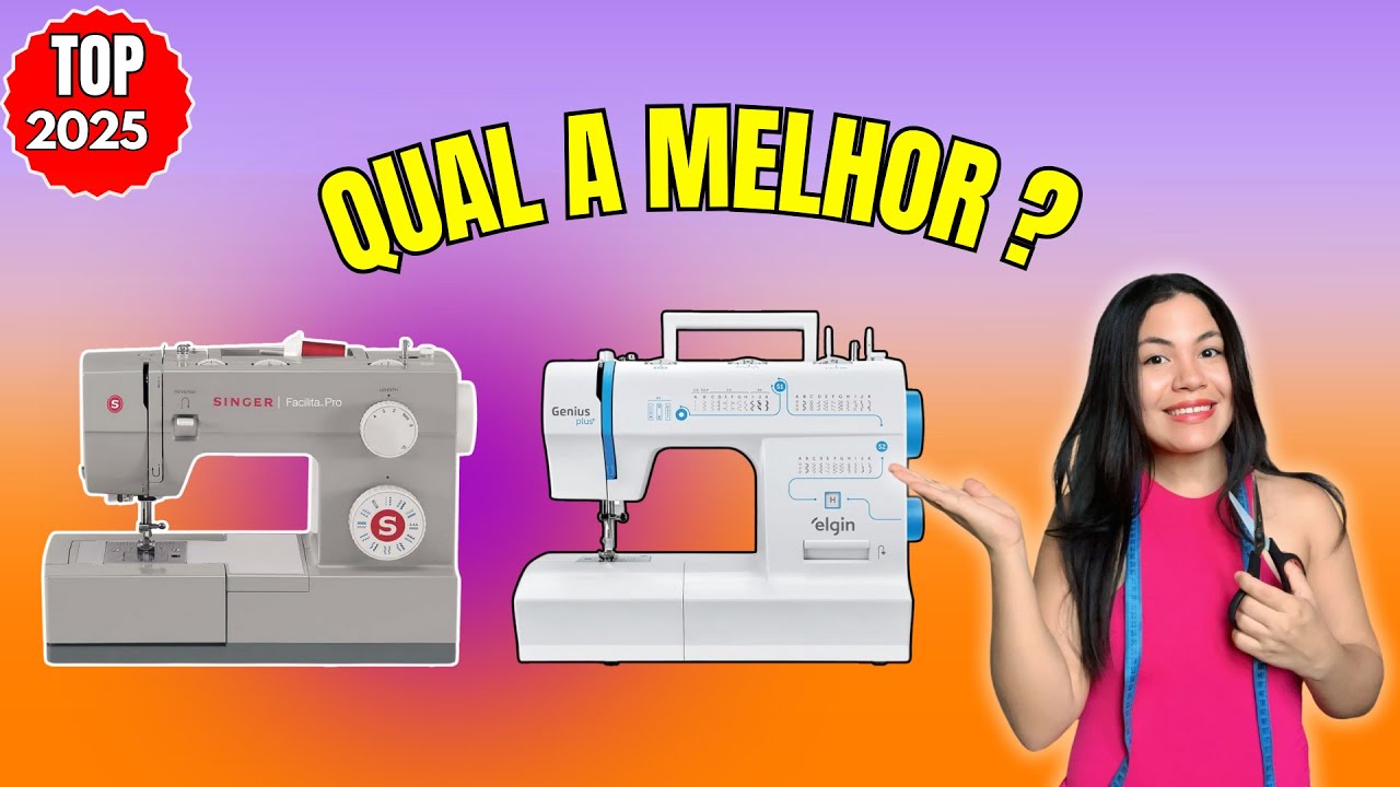 Qual a Melhor Máquina de Costura Doméstica de 2024? Top 4 Melhores Máquinas de Costura para Comprar!