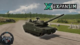eXpanSIM - Test Driving a TANK !! | Logitech G29