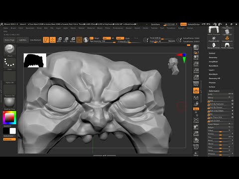 door-hole doodles in zbrush 2020