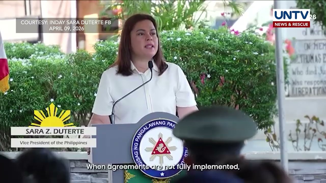 VP Sara Duterte’s message on the commemoration of the 84th Araw ng Kagitingan | April 9, 2026