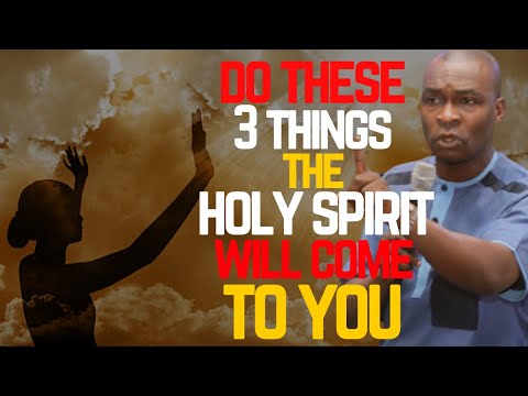 THREE THINGS THAT ATTRACTS THE HOLY SPIRIT | APOSTLE JOSHUA SELMAN
