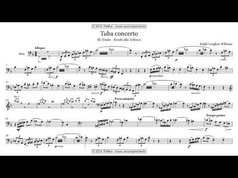 Ralph Vaughan Williams: Tuba Concerto, 3rd movement - Rondo alla Tedesca