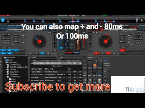 How to scratch with one key on Virtualdj using Keyboard😋😋