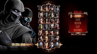 Mortal Kombat 9 - Expert Tag Ladder (Sub-Zero & Noob/3 Rounds/No Losses)