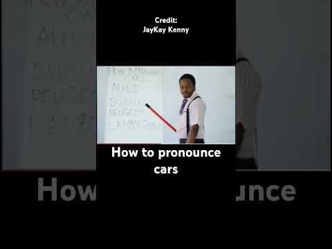 how to pronounce cars!                          #shorts #memes #funny