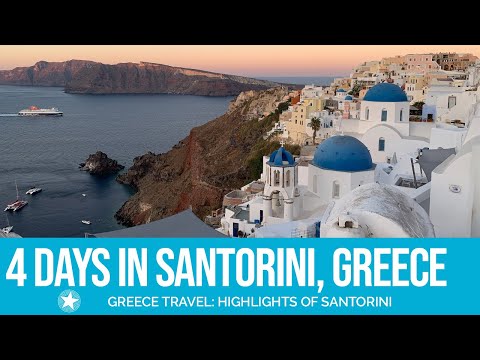 [TRAVEL DREAMS] 4 Days in Santorini Greece | What to do in Santorini