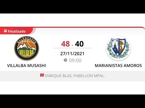 Alevin masc 10 VILLALBA MUSASHI - MARIANISTAS AMOROS