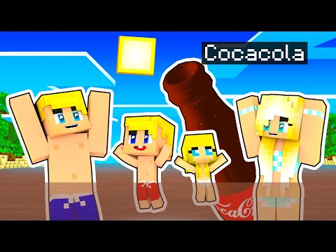 BAGNO Nel Mare di COCACOLA Con Dolcetta e FIGLI! - Famiglia di Minecraft STAGIONE 3